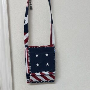 Stylish Navy and Red Men's Bag